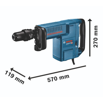 Bosch GSH 11 E Professional Martello perforatore 1500 Watt 16,8 J SDS-max + valigetta ( 0611316703 )