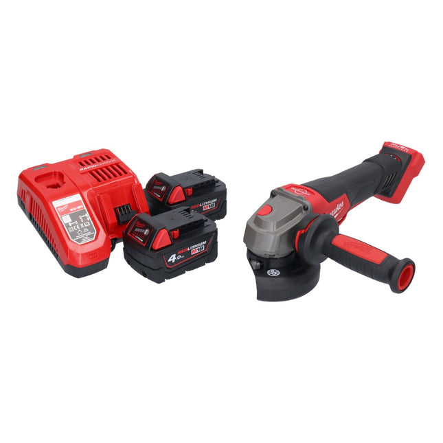 Milwaukee M18 FSAGV115XPDB-401 Angle Grinder 115 mm 18V Brushless + 2x Batteries 4.0 Ah + Charger