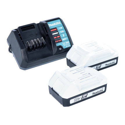 Makita DF 488 DWE10 Akku Bohrschrauber 18 V 42 Nm G-Serie + 2x Akku 1,5 Ah + Ladegerät + 101 tlg. Bit Bohrer Set + Koffer