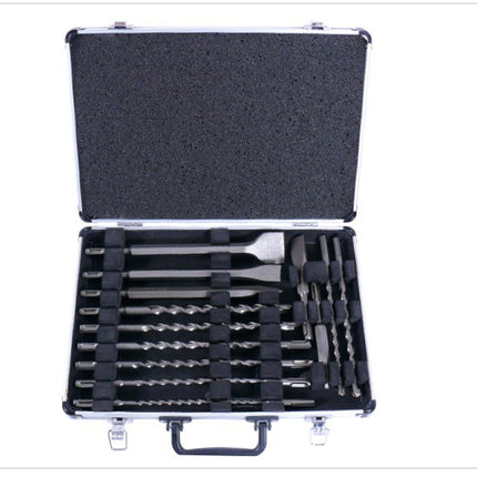Makita D-42444 SDS-Plus Bohrer-Meißel-Set 17 tlg. im Alu Koffer - Toolbrothers