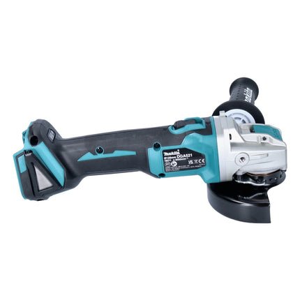 Makita DGA 521 RFX1 cordless angle grinder 18 V 125 mm X-LOCK Brushless + 2x battery 3,0 Ah + charger