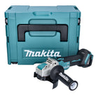 Makita DGA 521 ZX1J cordless angle grinder 18 V 125 mm X-LOCK Brushless + Makpac - without battery, without charger
