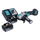 Makita DGA521RGX1 Meuleuse d'angle sans fil 125 mm 18V - X-LOCK Brushless + 2x Batteries 6,0 Ah + Chargeur