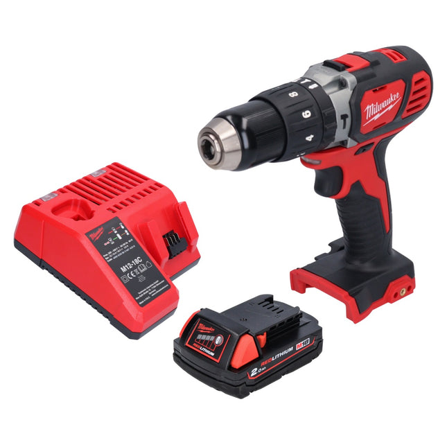 Milwaukee M18 BPD Akku Schlagbohrschrauber 18 V 60 Nm + 1x Akku 2,0 Ah + Ladegerät