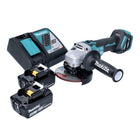 Smerigliatrice angolare a batteria Makita DGA 513 RT 18 V 125 mm brushless + 2x batteria ricaricabile 5,0 Ah + caricabatterie