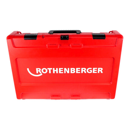 Pressa a batteria Rothenberger ROMAX 4000 18 V elettroidraulica + 1x batteria 10,0 Ah CAS + custodia - senza caricatore