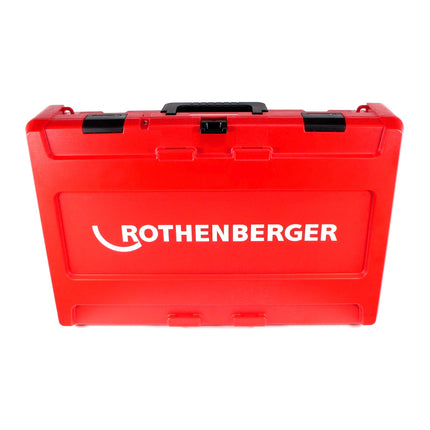 Crimpatrice a batteria Rothenberger ROMAX 4000 CAS 18 V 34 kN + 2x batteria 10 Ah + caricabatterie + custodia