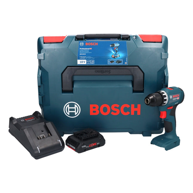 Taladradora atornilladora a batería Bosch GSR 18V-45 18 V 45 Nm sin escobillas + 1x acumulador ProCORE 4,0 Ah + cargador + L-Boxx