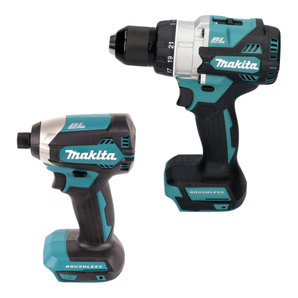 Makita DLX 4157 TX1 Akku Kombo Kit 18 V DDF 486 + DGA 504 + DJR 187 + DTD 153 + 2x Akku 5,0 Ah + Ladegerät + Tasche