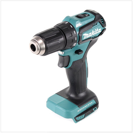 Makita DDF 483 RAJ Taladro atornillador a batería 18V en Makpac 2 + 2x Batería BL1820 2,0 Ah + Cargador DC 18 RC
