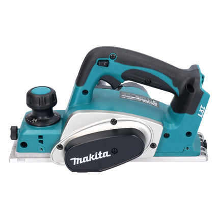 Makita DKP 180 RT1J cepillo sin cable 18 V 82 mm + 1x batería recargable 5,0 Ah + cargador + Makpac