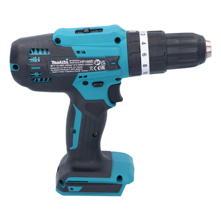 Makita HP 488 DWY 18 V Perceuse-visseuse à percussion sans fil 42 Nm série G + 2x Batteries 1,5 Ah + Chargeur
