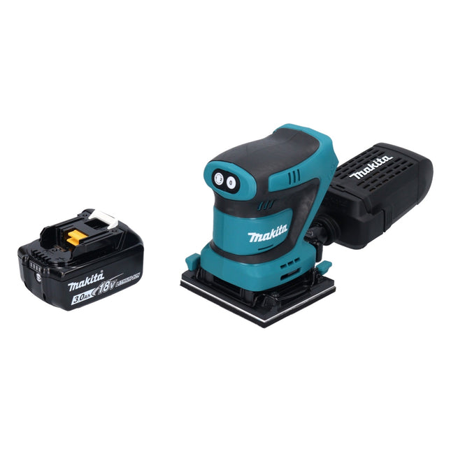 Makita DBO 480 F1 cordless orbital sander 18 V 112 x 102 mm + 1x rechargeable battery 3.0 Ah - without charger