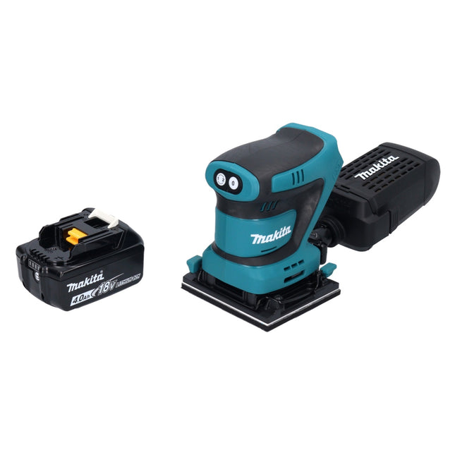 Makita DBO 480 M1 akumulatorowa szlifierka oscylacyjna 18 V 112 x 102 mm + 1x akumulator 4,0 Ah - bez ładowarki
