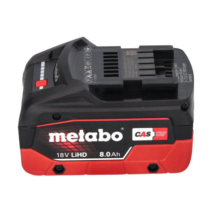 Metabo SSW 18 LTX 1750 BL akumulatorowy klucz udarowy 18 V 1750 Nm 3/4" bezszczotkowy + 1x akumulator 8,0 Ah + metaBOX - bez ładowarki