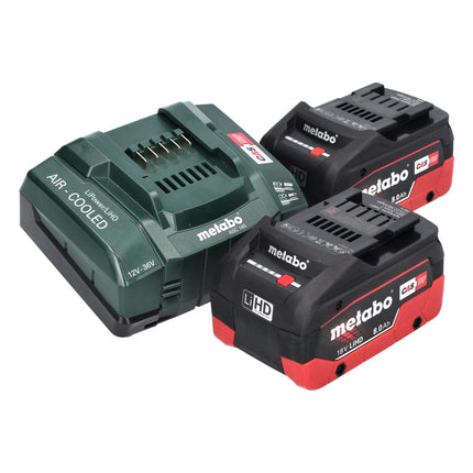 Metabo SSW 18 LTX 1750 BL llave de impacto sin cable 18 V 1750 Nm 3/4" sin escobillas ( 602402810 ) + 2x batería recargable 8,0 Ah + cargador + metaBOX