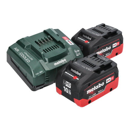 Visseuse à chocs sans fil Metabo SSW 18 LTX 1750 BL 18 V 1750 Nm 3/4" sans balais + 2x batterie 10,0 Ah + chargeur + métaBOX