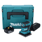 Makita DBO 481 F1J cordless orbital sander 18 V 112 x 102 mm + 1x rechargeable battery 3.0 Ah + Makpac - without charger