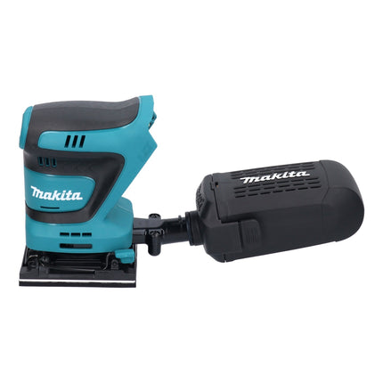 Makita DBO 481 RFJ Ponceuse vibrante sans fil 18 V 112 x 102 mm + 2x batterie 3,0 Ah + chargeur + Makpac