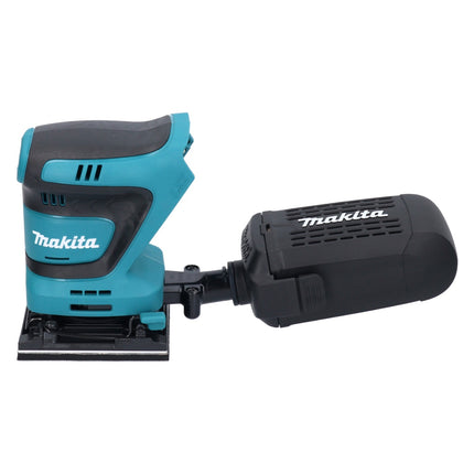 Makita DBO 480 RM1J Levigatrice orbitale a batteria 18 V 112 x 102 mm + 1x batteria ricaricabile 4,0 Ah + caricabatterie + Makpac
