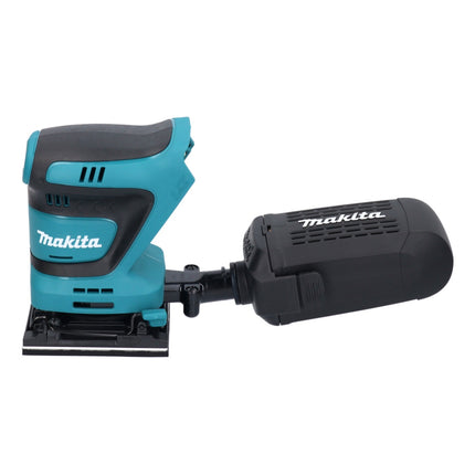 Makita DBO 481 M1J Cordless orbital sander 18 V 112 x 102 mm + 1x rechargeable battery 4.0 Ah + Makpac - without charger