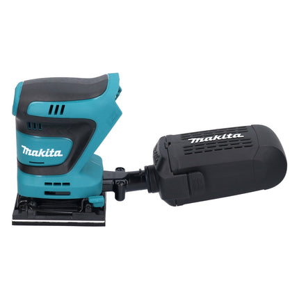 Makita DBO 481 RGJ cordless orbital sander 18 V 112 x 102 mm + 2x rechargeable battery 6.0 Ah + charger + Makpac
