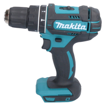 Taladro percutor inalámbrico Makita DHP 482 RG1X1 18 V + 1x batería 6,0 Ah + cargador + set de accesorios 74 piezas + estuche