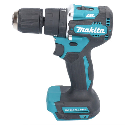 Makita DHP 487 RG1X1 18 V Perceuse-visseuse à percussion sans fil 40 Nm sans balai + 1x Batterie 6,0 Ah + Chargeur + Set d'accessoires - 74 pièces + Mallette