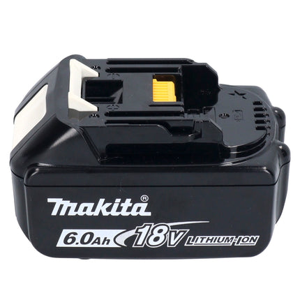 Makita DTD 152 G1X1 llave de impacto a batería 18 V 165 Nm 1/4" + 1x batería 6,0 Ah + set de accesorios 74 piezas + maletín - sin cargador