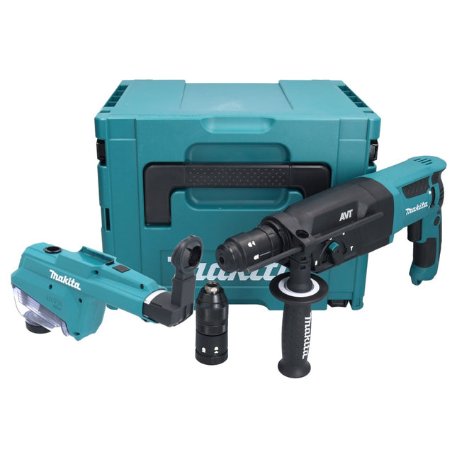Makita HR 2653 TJ Kombihammer Bohrhammer 800 W 2,2 J SDS-Plus + HEPA Filter + Makpac