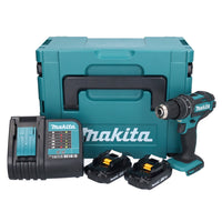 Makita DHP 482 SYJ Akku Schlagbohrschrauber 18 V 62 Nm + 2x Akku 1,5 Ah + Ladegerät + Makpac - Toolbrothers