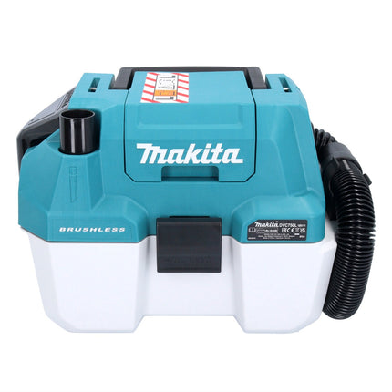 Aspiradora sin cable Makita DVC 750 LRF1 LXT 18 V 67 mbar 7,5 l sin escobillas + 1x batería recargable 3,0 Ah + cargador