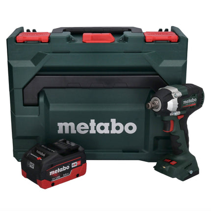 Metabo SSW 18 LT 300 BL cordless impact wrench 18 V 300 Nm brushless + 1x rechargeable battery 8.0 Ah + metaBOX - without charger