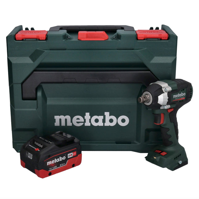 Metabo SSW 18 LT 300 BL 18 V 300 Nm Avvitatore a impulsi senza fili + 1x batteria 8,0 Ah + metaBOX - senza caricatore