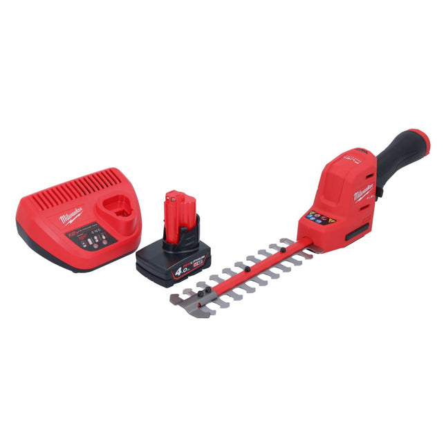 Milwaukee M12 FHT20-401 Akku Strauchschere 12 V 20 cm Brushless + 1x Akku 4,0 Ah + Ladegerät