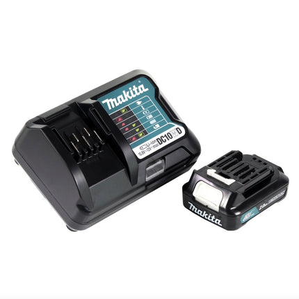 Makita WR 100 DWA1 cordless ratchet screwdriver 12 V 47.5 Nm 1/4" 3/8" + 1x 2.0 Ah battery + charger