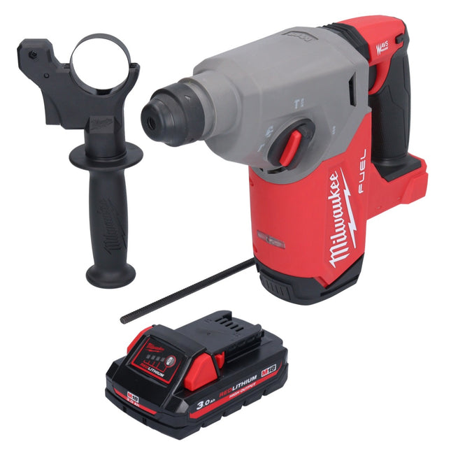 Martillo perforador sin cable Milwaukee M18 FH-301 18 V 2,5 J SDS plus Brushless + 1x batería recargable 3,0 Ah - sin cargador