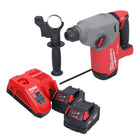 Milwaukee M18 FH-402 cordless hammer drill 18 V 2.5 J SDS plus Brushless + 2x battery 4.0 Ah + charger