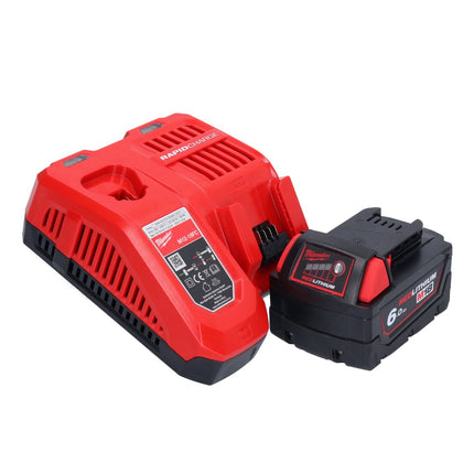 Marteau perforateur à batterie Milwaukee M18 FH-601 18 V 2,5 J SDS plus brushless + 1x batterie 6,0 Ah + chargeur