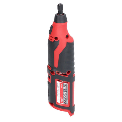 Milwaukee C12 RT-0 Mini meuleuse droite sans fil 12V Solo - sans batterie, sans chargeur (4933427183)