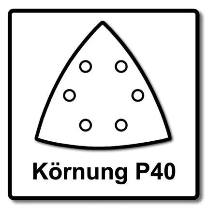 Festool Rubin 2 STF V93/6 P40 RU2/50 Schleifblatt 93 x 93 x 93 mm P40 50 Stk. ( 499161 ) für RO 90 DX, DX 93 und RS 300, RS 3, LRS 93 - Toolbrothers