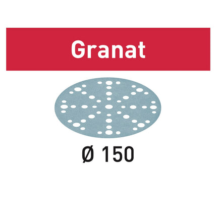 Festool Granat STF D150/48 P120 GR/10 Schleifscheibe 150 mm P120 10 Stk. ( 575157 ) für RO 150, ES 150, ETS 150, ETS EC 150, LEX 150, WTS 150, HSK-D 150 - Toolbrothers