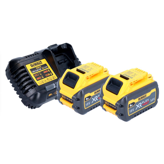 Kit de démarrage sans fil 18 V DeWalt 2x DCB 546 batterie 6,0 Ah + DCB 116 XR chargeur rapide