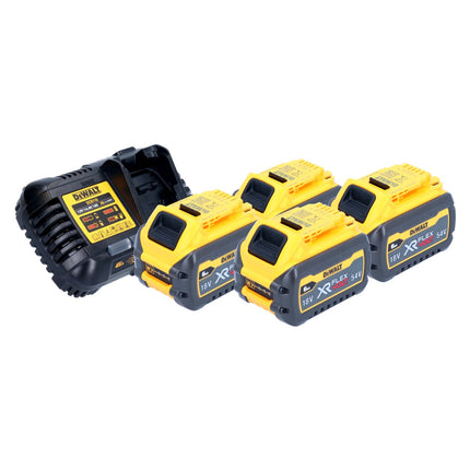 Kit de inicio inalámbrico 18 V DeWalt 4x batería DCB 546 6,0 Ah + cargador rápido DCB 116 XR