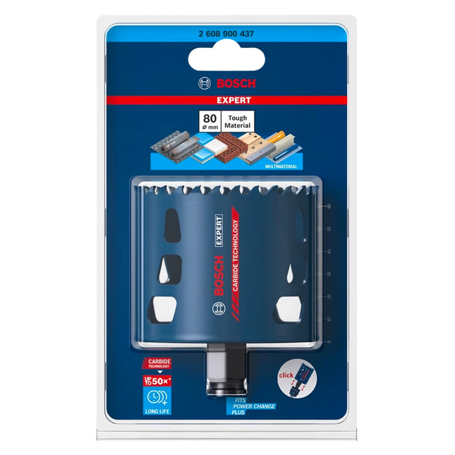 Bosch EXPERT Sierra para materiales duros 80 x 60 mm ( 2608900437 ) Tecnología de metal duro