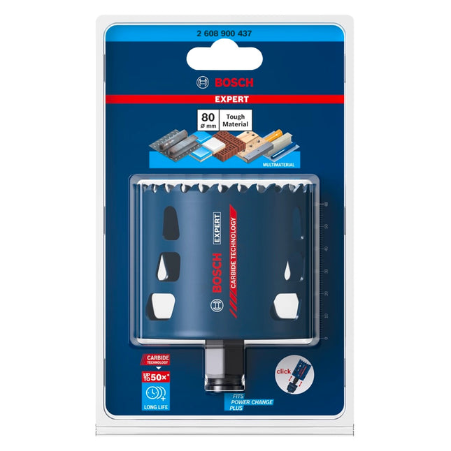 Bosch EXPERT Sierra para materiales duros 80 x 60 mm ( 2608900437 ) Tecnología de metal duro