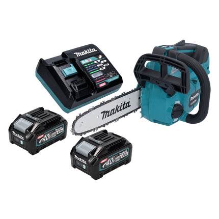 Makita UC 002 GM201 Akumulatorowa pilarka łańcuchowa 40 V maks. 25 cm 24,8 m/s Bezszczotkowa + 2x akumulator 4,0 Ah + ładowarka