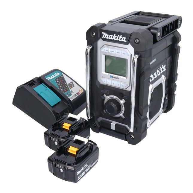 Makita DMR 108 RM Akku Radio 10,8 V - 18 V Bluetooth IP64 + 2x Akku 4,0 Ah + Ladegerät