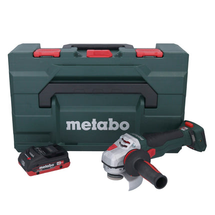 Smerigliatrice angolare a batteria Metabo WB 18 LTX BL 15-125 Quick 18 V 125 mm senza spazzole + 1x batteria ricaricabile 4,0 Ah + metaBOX - senza caricabatterie
