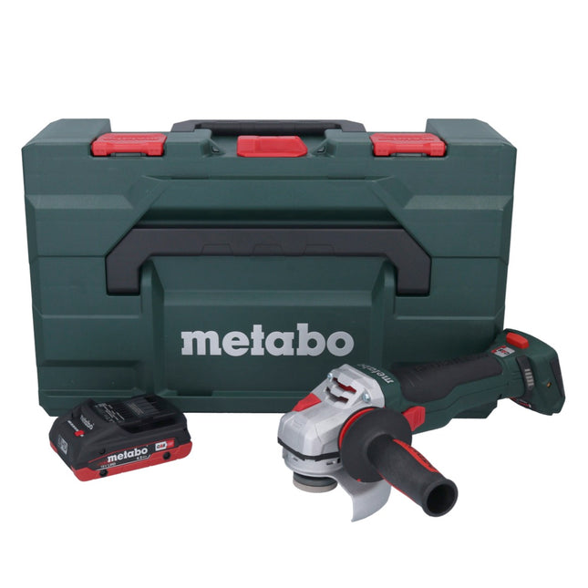 Metabo WB 18 LTX BL 15-125 Quick Akku Winkelschleifer 18 V 125 mm Brushless + 1x Akku 4,0 Ah + metaBOX - ohne Ladegerät